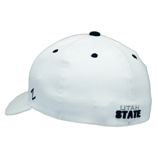 Block A Adjustable Cap Hat White